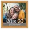 20x20 Museum-Quality Picture Frame with UV-Resistant Acrylic & Acid-Free Backing, Available in 4 Finishes - Gold, Silver, Bronze, and Black
